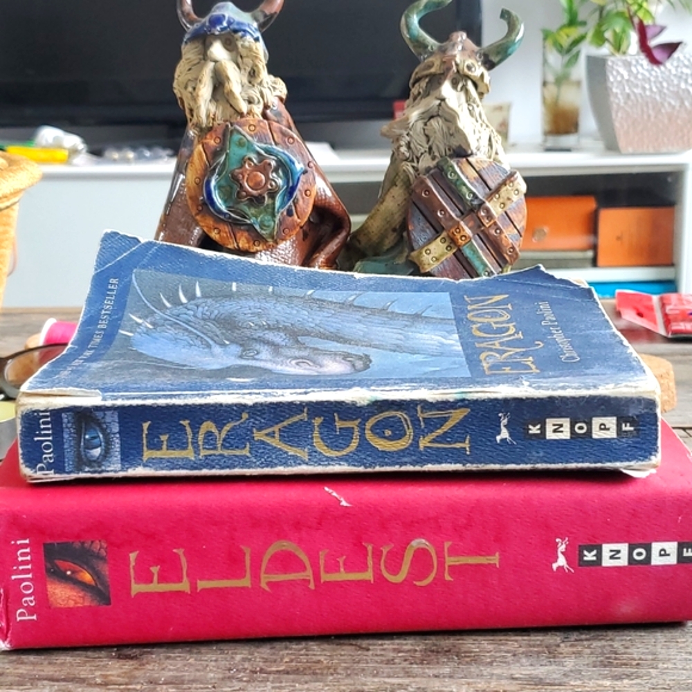 Two book set: Eragon & Eldest, by Christopher Paolini